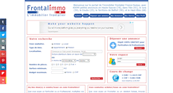 Desktop Screenshot of frontalimmo.com